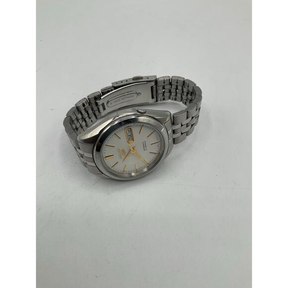 Seiko Men\'s Automatic Watch, about 38 mm- Silver/Gold main image 4